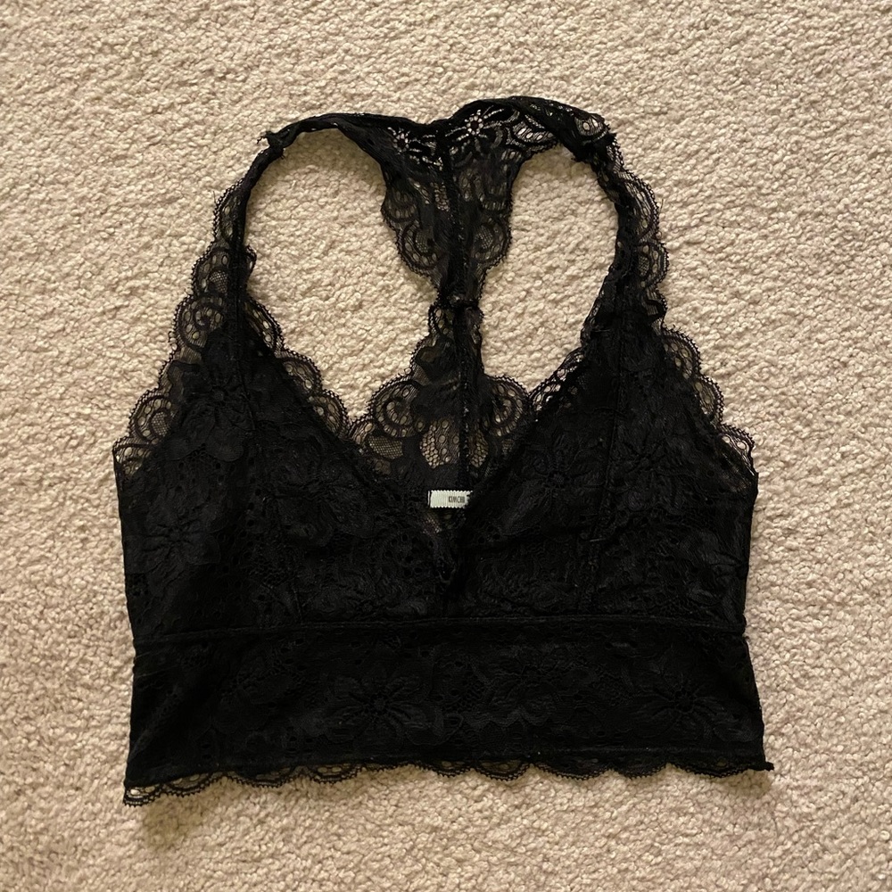 Lace black bralette
